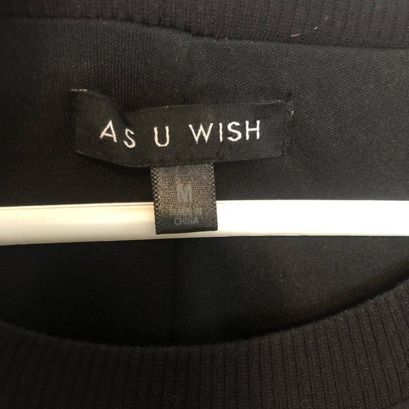 As U Wish long sleeve dress size M - Picture 2 of 3